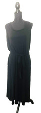 Old Navy Dress Womens Plus Size 2X Full Length Sleeveless Tie Around Black