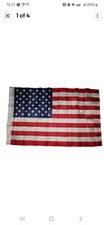 2.5x4 2.5 x 4ft US USA American 50 Star Flag Sleeve  Hem Banner Pocket