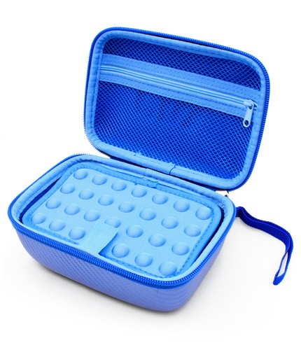 Blue Travel Case for HP Sprocket Select Portable Photo Printer and Accessories - Picture 11 of 12