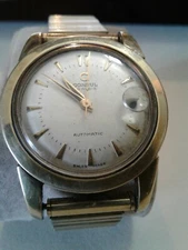 Consul Vintage Bidynator120,30Rubis Automatic Mens Watch w/14k gf.Bezel & Lugs