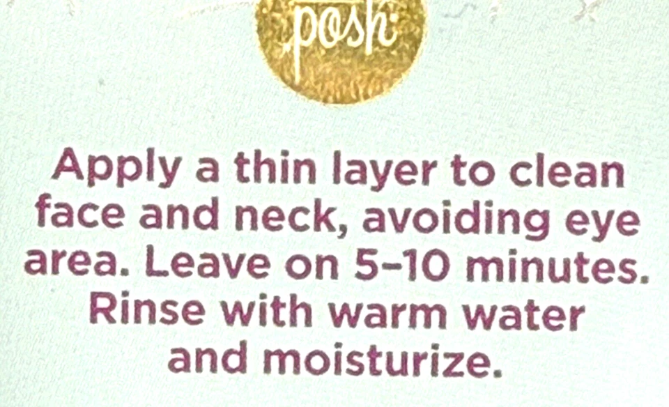 Perfectly Posh ~ Llamando a todas las hadas ~ Máscara facial ~ Totalmente nueva ~ Máscara de azúcar hilada Foto 3 de 4