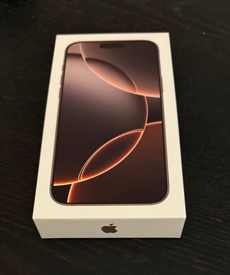 Apple iPhone 16 Pro Max - 256 GB - Desert Titanium (Unlocked) BRAND NEW, SEALED!