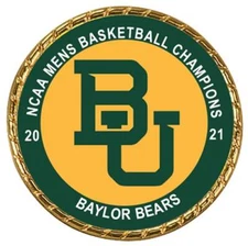 Tribute Coin Baylor Bears 2021 Mens Basketball Championship