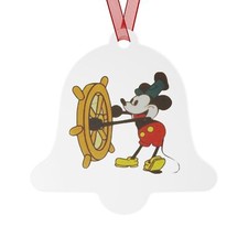 Barca a vapore Willy 1928 ornamenti in metallo