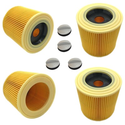 4x Filter für Kärcher A1000 A2003 A2004 A2014 A2024 A 1000 2003 2004 2014 2024