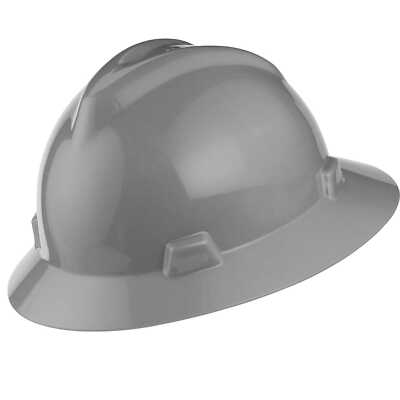 MSA V-Gard Hat w/ Staz-On Susp. Gray