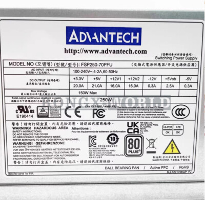 1PCS   FSP250-70PFU 250W industrial computer power supply NEW #W1