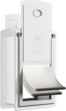 Steel Dog Door for Wall, Energy Efficient, Telescoping Tunnel, Medium OPEN BOX