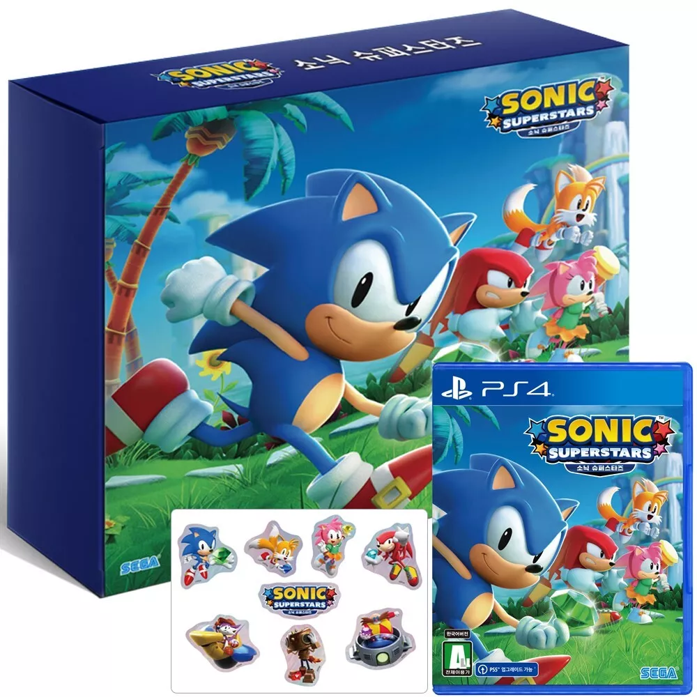 PS4 Sonic Superstars Limited Edition + Sticker [Korean English Chinese  Japanese]