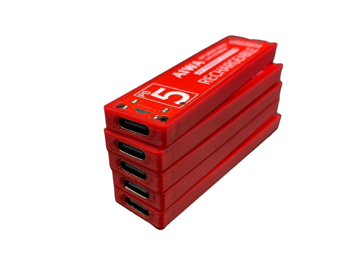 USBC rechargeable Battery PB-S5 PB-S5A For AIWA HS-PL55 HS