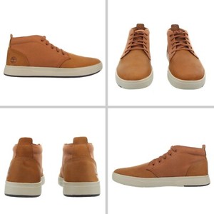 Timberland Davis Square Chukka Mens Wheat Nubuck Canvas Boots A1OI3 Size 10.5 Shop Men main image 2