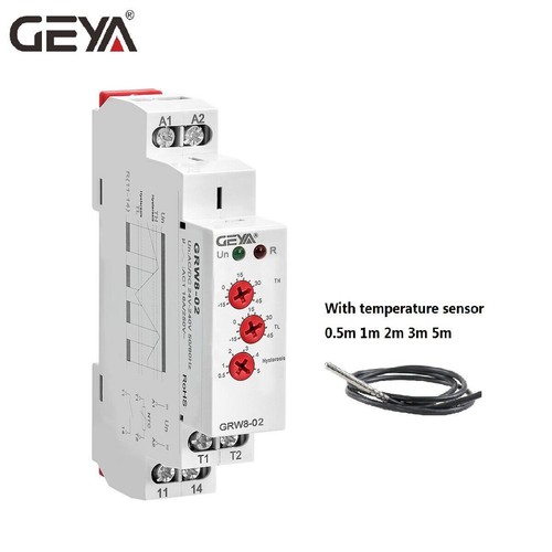 GEYA Temperature Control Relay Thermostat Control relay Temp Sensor with Sensor - Picture 16 of 32