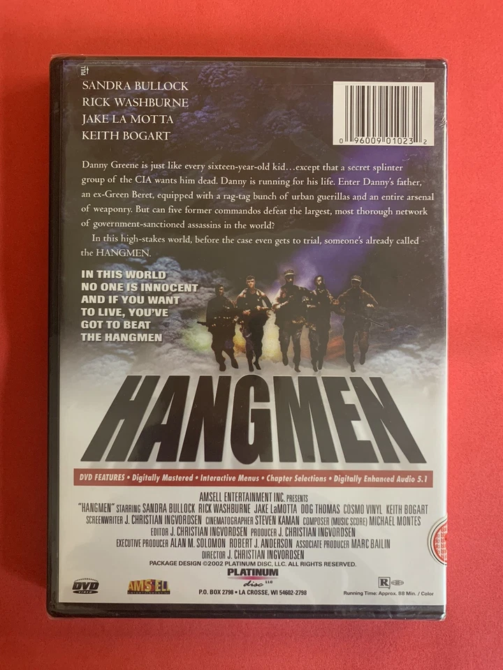 Hangmen DVD - Rare HTF Sandra Bullock (New & Sealed) - Image 2 of 3