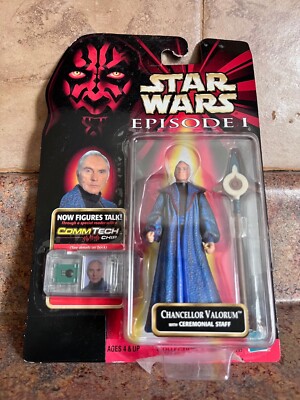 STAR WARS EPISODE 1 CHANCELLOR VALORUM ACTION-FIGURE J&J