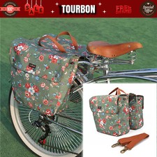 TOURBON Bike Double Panniers Rear Rack Tools Bag Bicycle Trunk Pack Waterproof