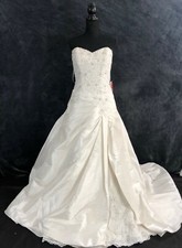 BERKETEX WEDDING DRESS BY ROSSETA NICOLINI - SIZE 12 14, BRIDAL BALL ,RRP £1699