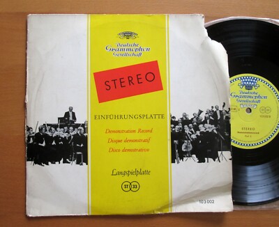 DG 103 002 Deutsche Grammophon Einfuhrungstplatte 10'' Demonstration RED STEREO