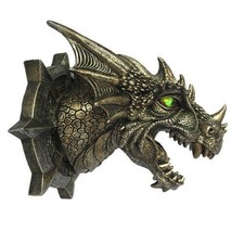 Dragon Dungeon Wall Plaque With LED Eyes