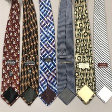Norstrom 6 Tie Lot XMI, Robert Talbott, J.Z. Richards VTG 100% Silk USA Made