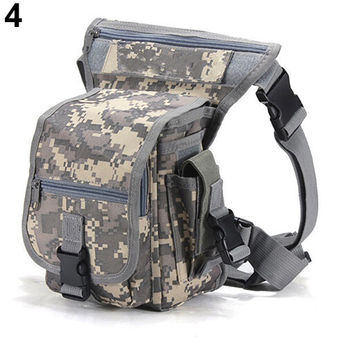 BOLSO TACTICO MILITAR para la Pierna Cintura Canguro Bolsa Mochila Riñonera - Imagen 6 de 10