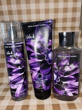 BATH AND BODY WORKS Black Amethyst Body Cream, Gel And Frag Mist