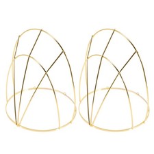 2 Pcs Metal Frame for Headdress Making Crown Headband Holder Ancient