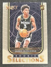 2020-21 Panini Select Rookie Selections Jaden McDaniels Basketball Card (RC) #23