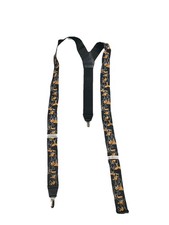 Warner Brothers Looney Tunes OSFM Daffy Duck Adjustable 1.5" Clipped Suspenders