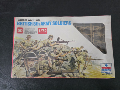 Esci Ertl 207 WW2 British 8th Army Soldiers 1:72 #2039