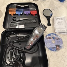 Wahl Pet Pro Thick Hair Complete Heavy Duty Dog Cat Grooming Clipper 11 Pcs Kit