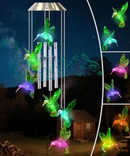 Wind Chimes for Outside: Tubes Memorial Wind Bell Birthday Gifts for Mom Mother 