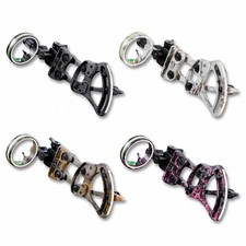 Archery Compound Bow Sight 1 Pin Professional Bow Sight Light Micro Adjustable #