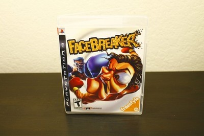 PS3 FaceBreaker Game CIB VNM Disc 2008 EA Freestyle Boxing - Clean & Tested