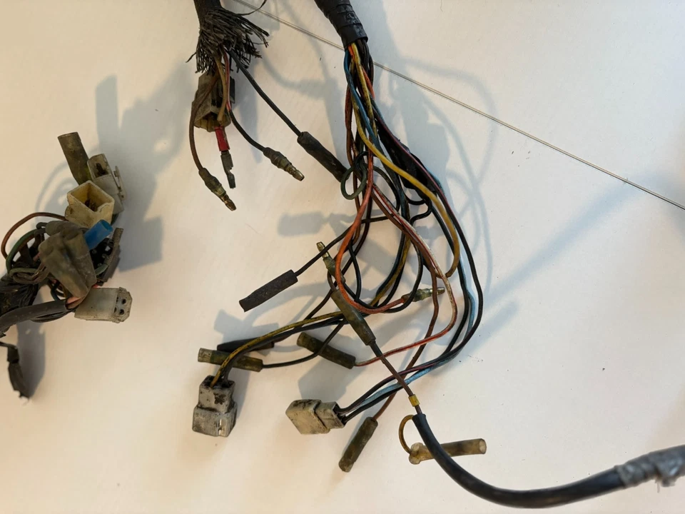 二手 NLA 原始设备制造商雅马哈线束总成 1977 DT250 DT400 1M1-82590-21 DB1 — 第 3/4 张图片