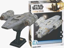 STAR WARS Mandalorian Razor Crest Disney 4D Heavy Paper Model Kit