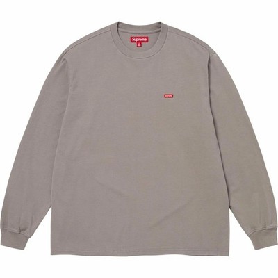 Supreme Small Box L/S Tee (26SS) Grey