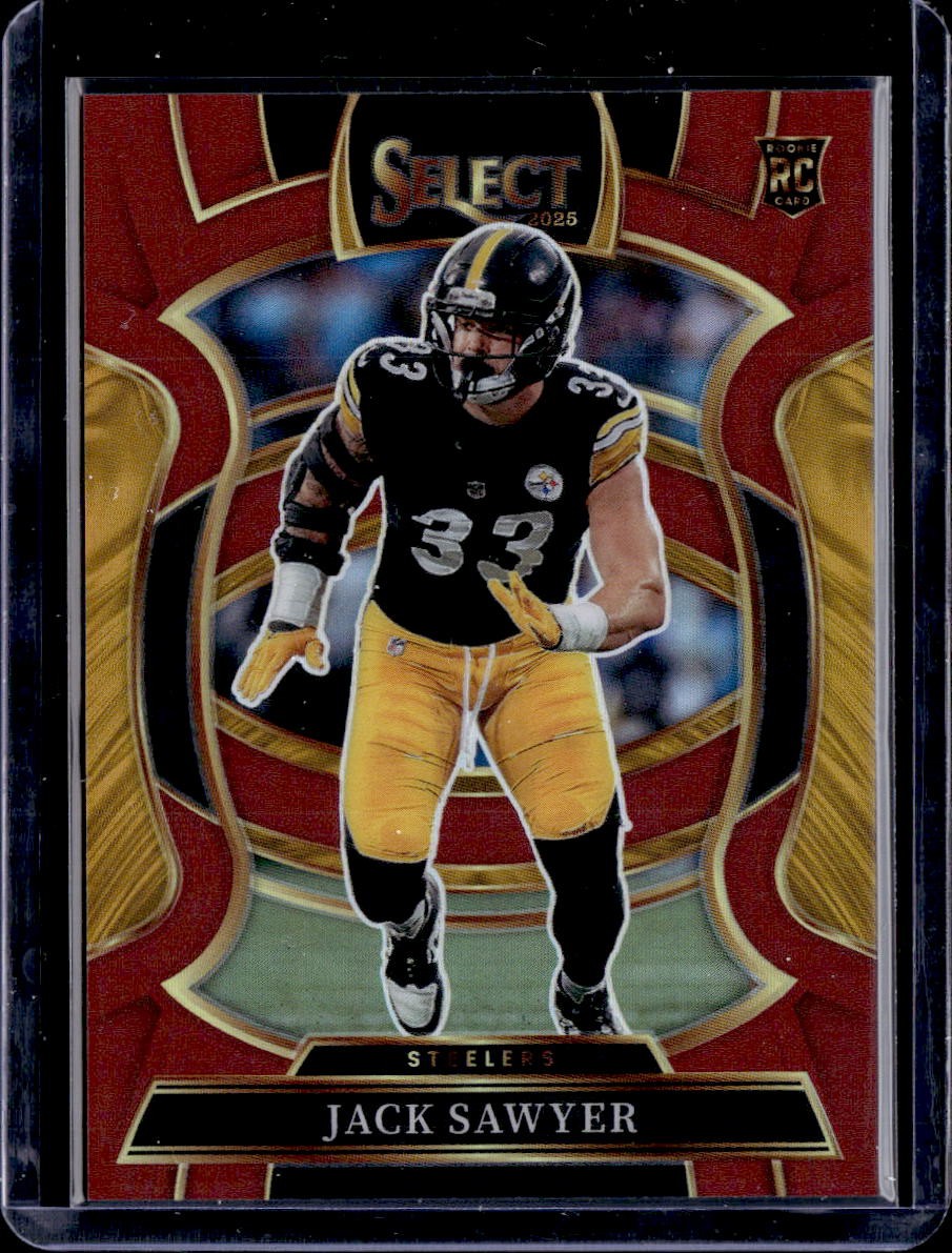 2025 Panini Select #53 Jack Sawyer Maroon Prizm #/149