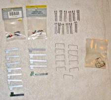 HO parts plastic L shaped metal clips,toggle switch 10a 3 prongs125vac