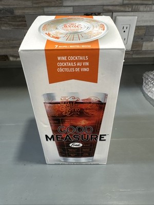 Good Measure Wine Cocktails Recipe Glass 16 oz. Barware Fred New