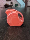 Homer Laughlin Fiestaware Orange 4 oz Disc Pitcher Creamer: EUC