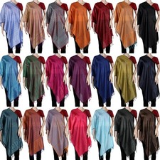 Wholesale lot of Indian Art Silk Banaras Broacde Soft Long Stole Scarf Wrap