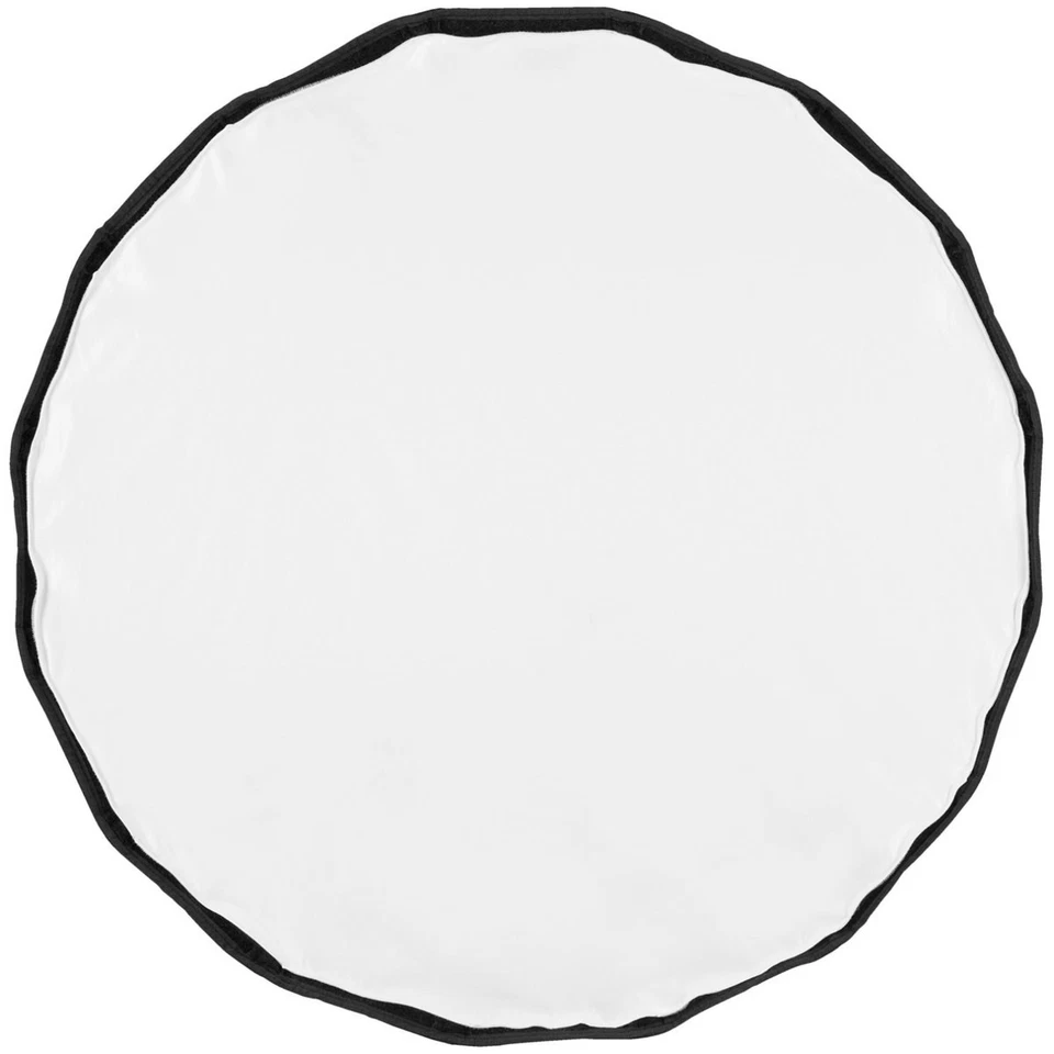 Interruptor de plato Westcott Beauty, interior plateado, 24" Foto 3 de 4