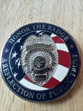 Altamonte Springs Police Department Florida Honor The Badge Challenge Coin