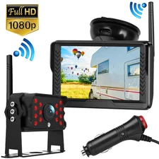 5" Digital Wireless Car Monitor + Backup Rear View Camera Kit 12-24V Security US