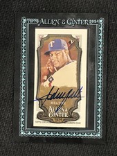 2024 Allen & Ginter #MA-ABE Adrián Beltré Framed Mini Black ON-CARD AUTO /25