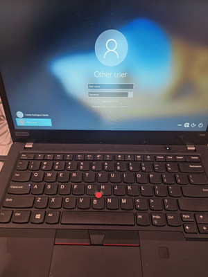 Lenovo ThinkPad T490 14 in Intel Core i5 8th Gen Windows Black Webcam