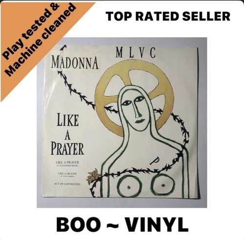 Madonna  - Like A Prayer  12" Vinyl Single Record VG+ / EX