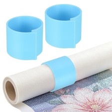 3Pcs Diamond Art Painting Canvas Roll Holder, Blue