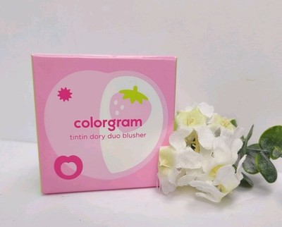 Colorgram Tintin Dory Duo Blusher 01 Strawberry Duo Creme Pwdr Korean Cosmetics 
