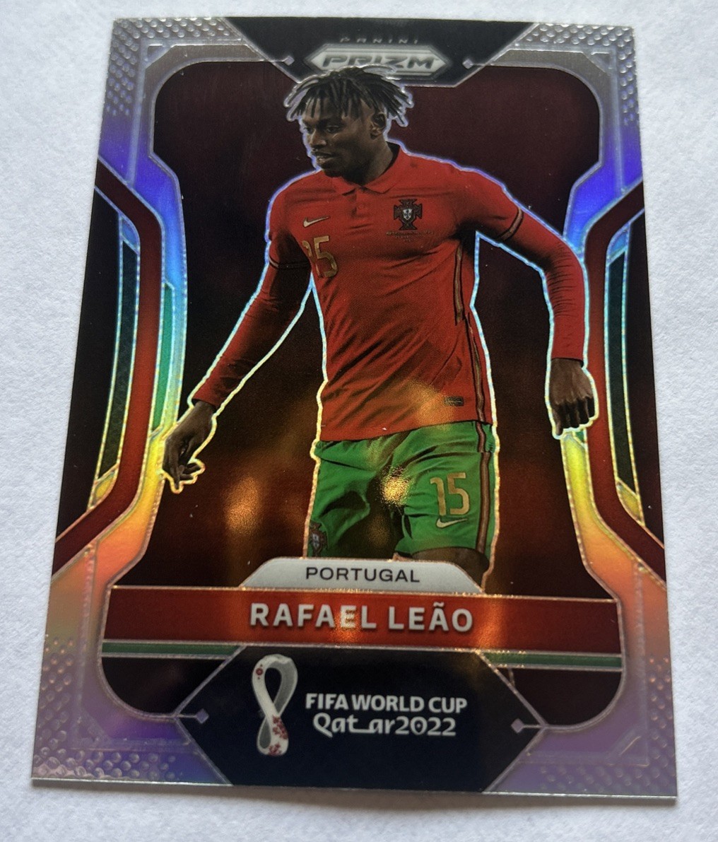 2022 Panini Prizm World Cup #181 Rafael Leao Silver Refractor